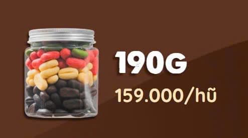 Bánh quy hạt cà phê 190gam